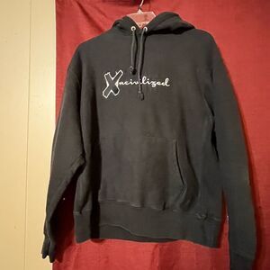 Black champion hoodie very heavy